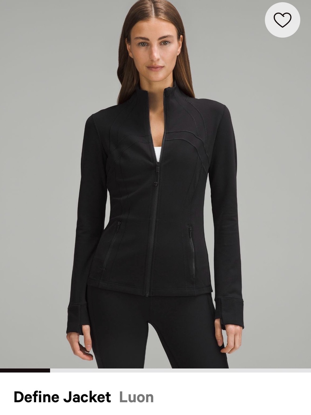lululemon athletica Define Jacket in Black